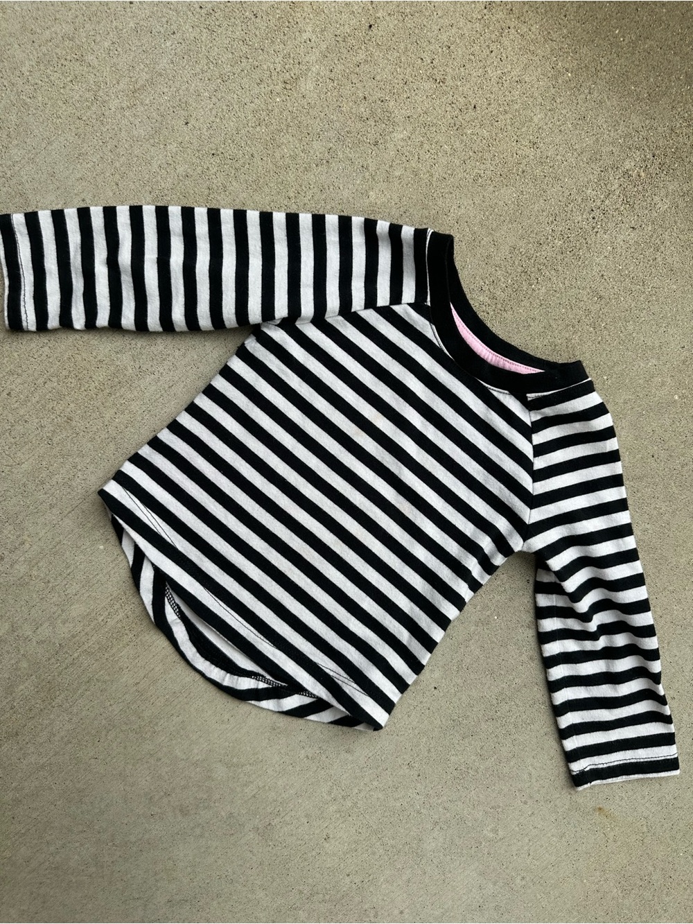 Cat & Jack Toddler Striped Black and White Long Sleeve